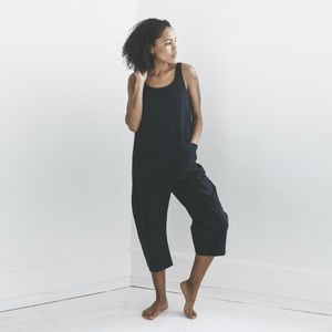 NWOT Ilana Kohn Gary jumpsuit deep indigo/black